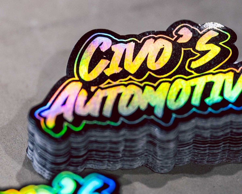 Holografiska klistermärken