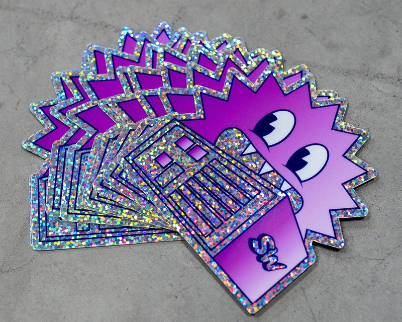 Glitter klistermärken