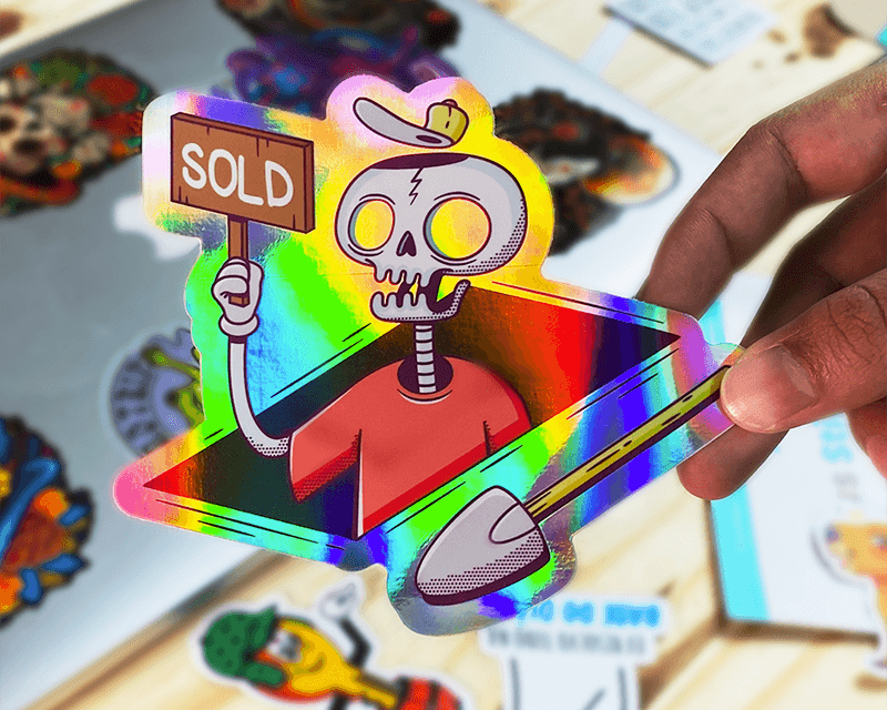 Holografiska klistermärken