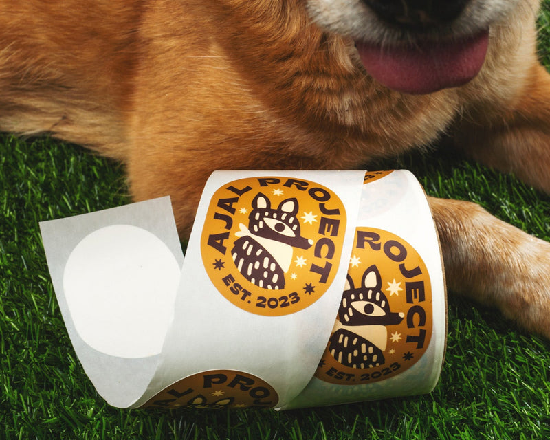 Konturskurna etiketter